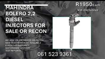MAHINDRA BOLERO DIESEL INJECTORS FOR SALE WITH TEST REPORTS 