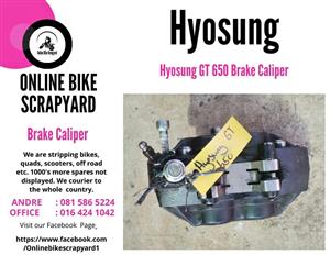 Hyosung GT 650 brake caliper.