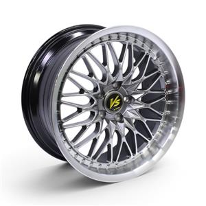 18″ ZAR2602 5/112 Hyper Black With Chrome Rivets Alloy Wheels