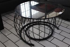BLACK 2PC COFFEE TABLE(S067172D)
