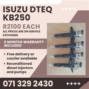 ISUZU DTEQ KB250 INJECTORS FOR SALE WITH WARRANTY 