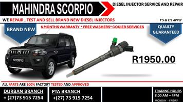 Mahindra Scorpio Diesel Injectors 