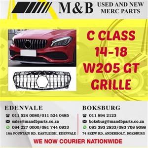 MB C CLASS 14-18 W205 GT GRILLE COMPLETE WITH BADGE