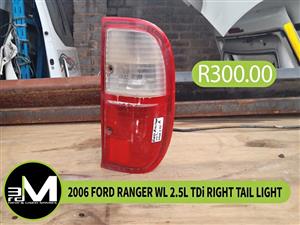 2006 FORD RANGER WL 2.5L TDi RIGHT TAIL LIGHT