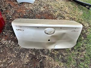 Toyota Etios sedan bootlid