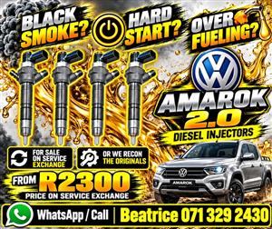 VW AMAROK 2.0 INJECTORS FOR SALE WITH WARRANTY 