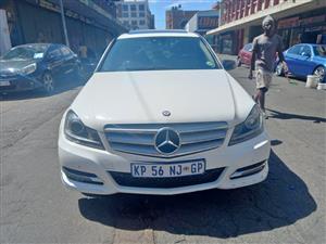 2014 MERCEDES BENZ C180 DIESEL, MANUAL TRANSMISSION, WHITE COLOUR, MILEAGE 