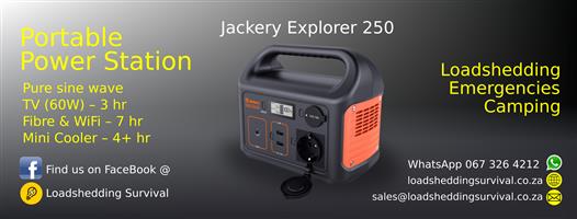 Jackery Explorer 250 ( SA Power Plug )