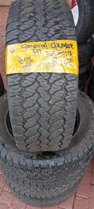 4x General Graber AT3...85 to 90%