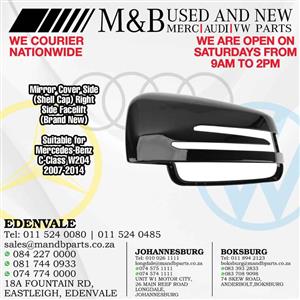 Mirror Cover Side (Shell Cap) Right Side FaceLift (Brand New) Suitable for Mercedes-Benz C-Class W20