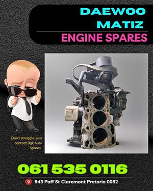 Daewoo matiz engine spares 