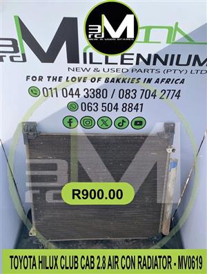 AIR CON RADIATOR- TOYOTA HILUX