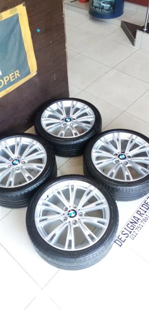 BMW RIMS INDIVIDUAL F30 WHEELS 19INCH BRIDGESTONE TYERS 225/40R19FRONT 255/35R19REAR 8J/8.5J