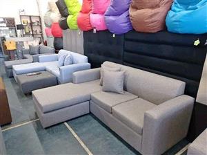 L-shaped daybed couches on SPECIALS