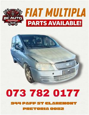 Fiat multipla stripping for spares