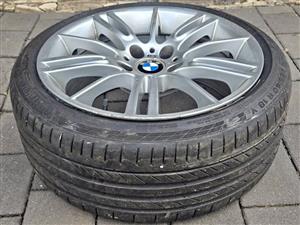 18" E90 M-SPORT SPARE RIM AND TYRE