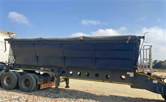 2018 Afrit 45-Cube+Side+Tipper+Trailer+ 