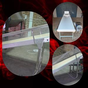 15. Belt Conveyor Beat Incline or decline, food‑grade or rubber — belts that gro