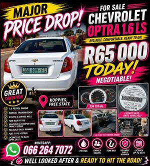 2011 Chevrolet Optra NOW ONLY R65 000 CASH TODAY