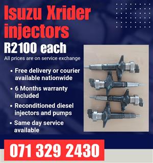 ISUZU XRIDER INJECTORS FOR SALE WITH WARRANTY INCLUDED 