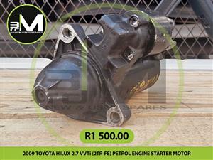 2009 TOYOTA HILUX 2.7 VVTi (2TR-FE) PETROL ENGINE STARTER MOTOR