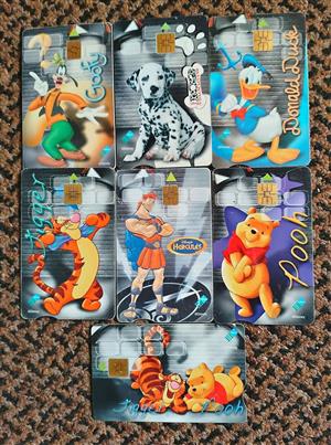 Telkom South Africa - Disney Characters Phone Cards