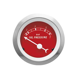 Autogauge 52mm Oil Pressure Gauge (Red Face)