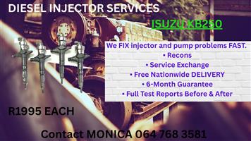ISUZU KB250 Diesel Injector Problems? Call Us