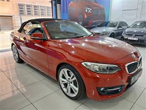 2016 Bmw 220i F20 (2door convertible) 142000km  Red  Automatic  Petrol Reverse sensor