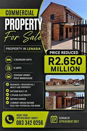 Commercial property for sale in Lenasia