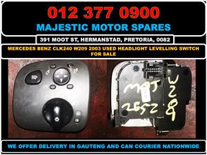 2003 Mercedes Benz CLK240 headlight levelling switch for sale