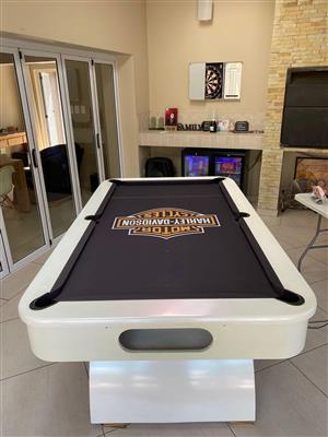 Custom Harley Davidson Pool table.
