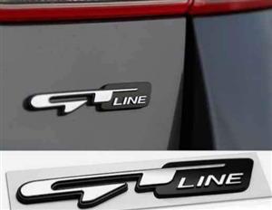KIA GT Line badges emblems stickers