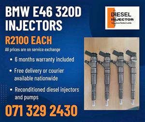 BMW E46 320 INJECTORS FOR SALE WITH WARRANTY