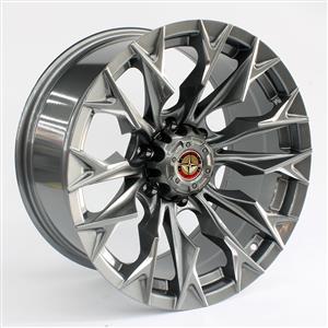 18″ Andes 6/139 Hyper Silver Alloy Wheels