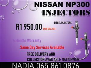 NISSAN NP300 DIESEL INJECTORS FOR SALE 