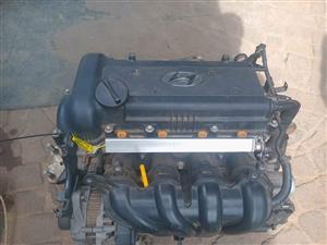 2011 up Hyundai accent eng code G4FC 1.6 complete engine still running good for sale @ circle 7