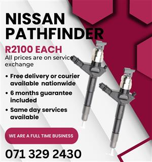 NISSAN PATHFINDER 2.5 INJECTORS 