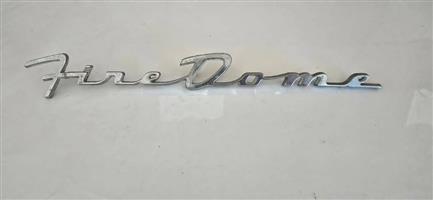 1952 Desoto Firedome Fender badge