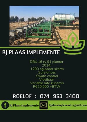 DBX 16RY 91 Planter