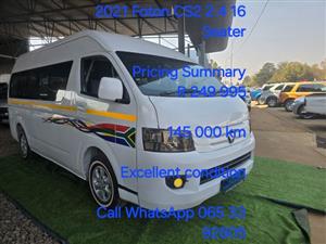 2021 Foton CS2 2.4 16 Seater Taxi For Sale 