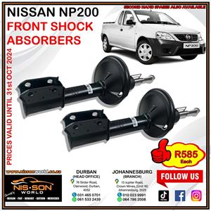 NISSAN NP200 FRONT SHOCK ABSORBERS