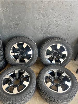 Isuzu 18” Mag Rims (With used Tyres)