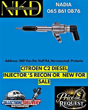 CITROEN C2 DIESEL INJECTORS FOR SALE - 6 MONTHS WARRANTY