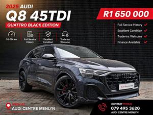 2025 Audi Q8 45TDI Quattro Black Edition