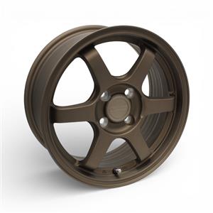 15″ M7784 4/100 Matt Bronze Alloy Wheels