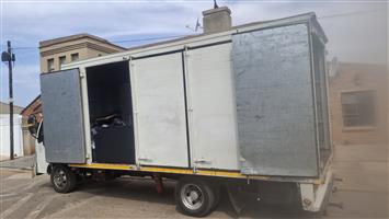 Hello, I am seeking cargo opportunities for my 4-ton closed body truck from Joha