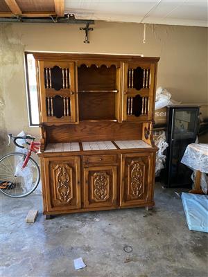 Antique wall unit
