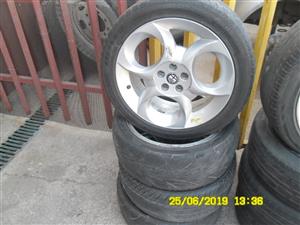 Alfa set of mags 17 inch