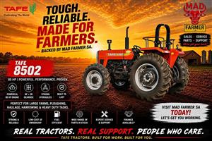 2026 New Tafe 8502 2wd and 4wd tractors